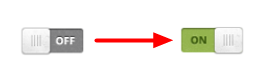 toggle switch from off to on
