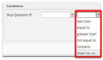 Conditions