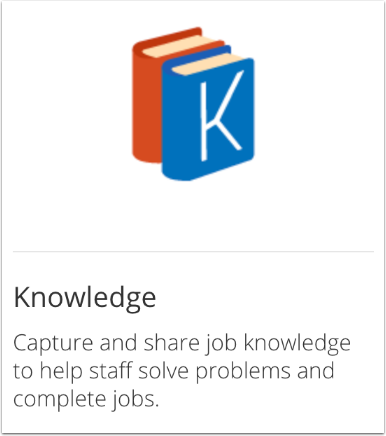 Knowledge library of articles and videos
