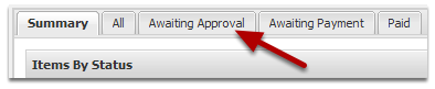 Click Awaiting Approval
