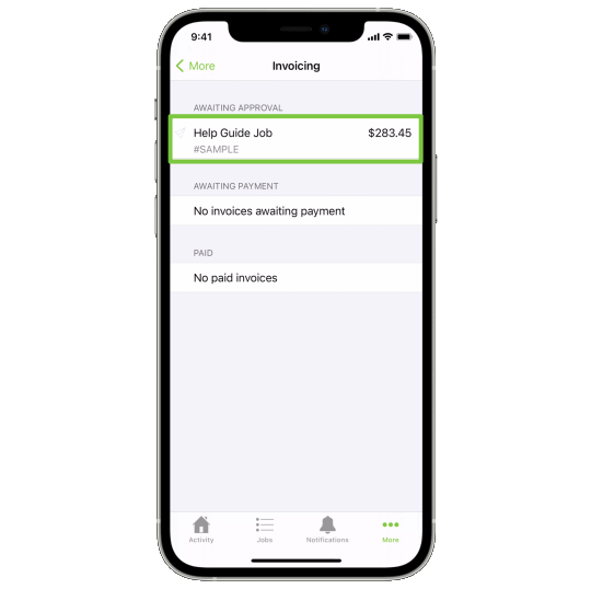 Syncing invoices to accounting software