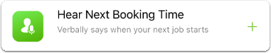 hear next booking time