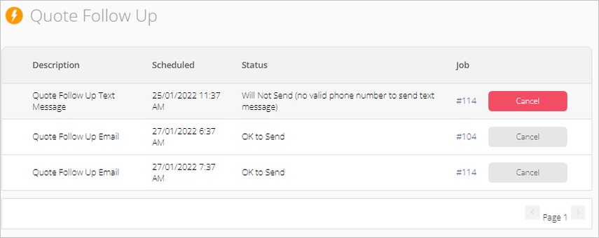 cancel scheduled activity