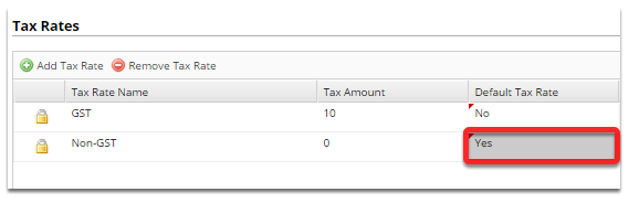 Set Default to Yes