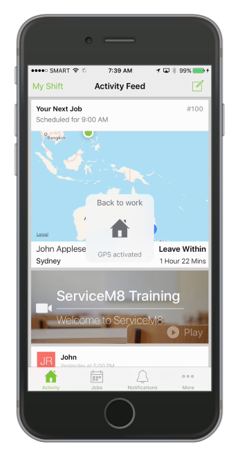 GPS will be re-activated