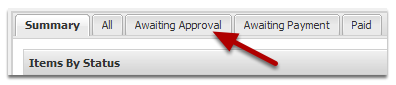 Click Awaiting Approval