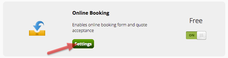 Click the Settings button