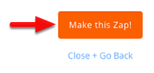 Click Make this zap!