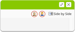 Team members collaborating on a proposal
