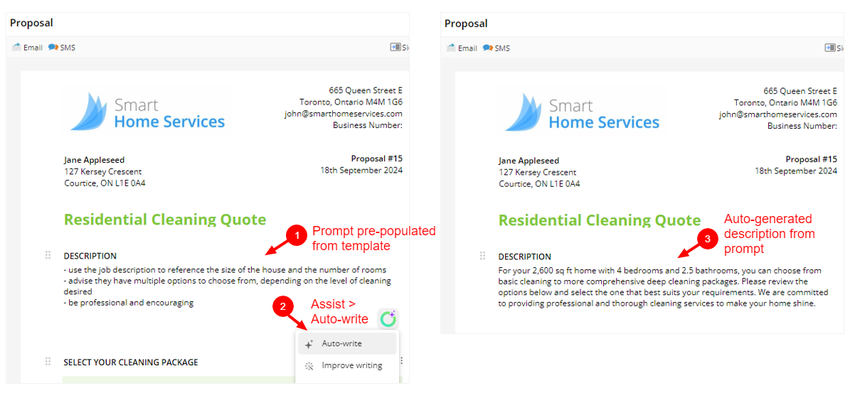 adding smart writing prompts to your proposal templates to speed up your workflow