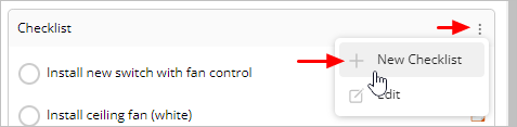 creating multiple checklists