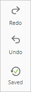 Undo, redo, and save on the job card