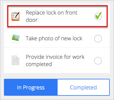job requirements checklist in Network Request