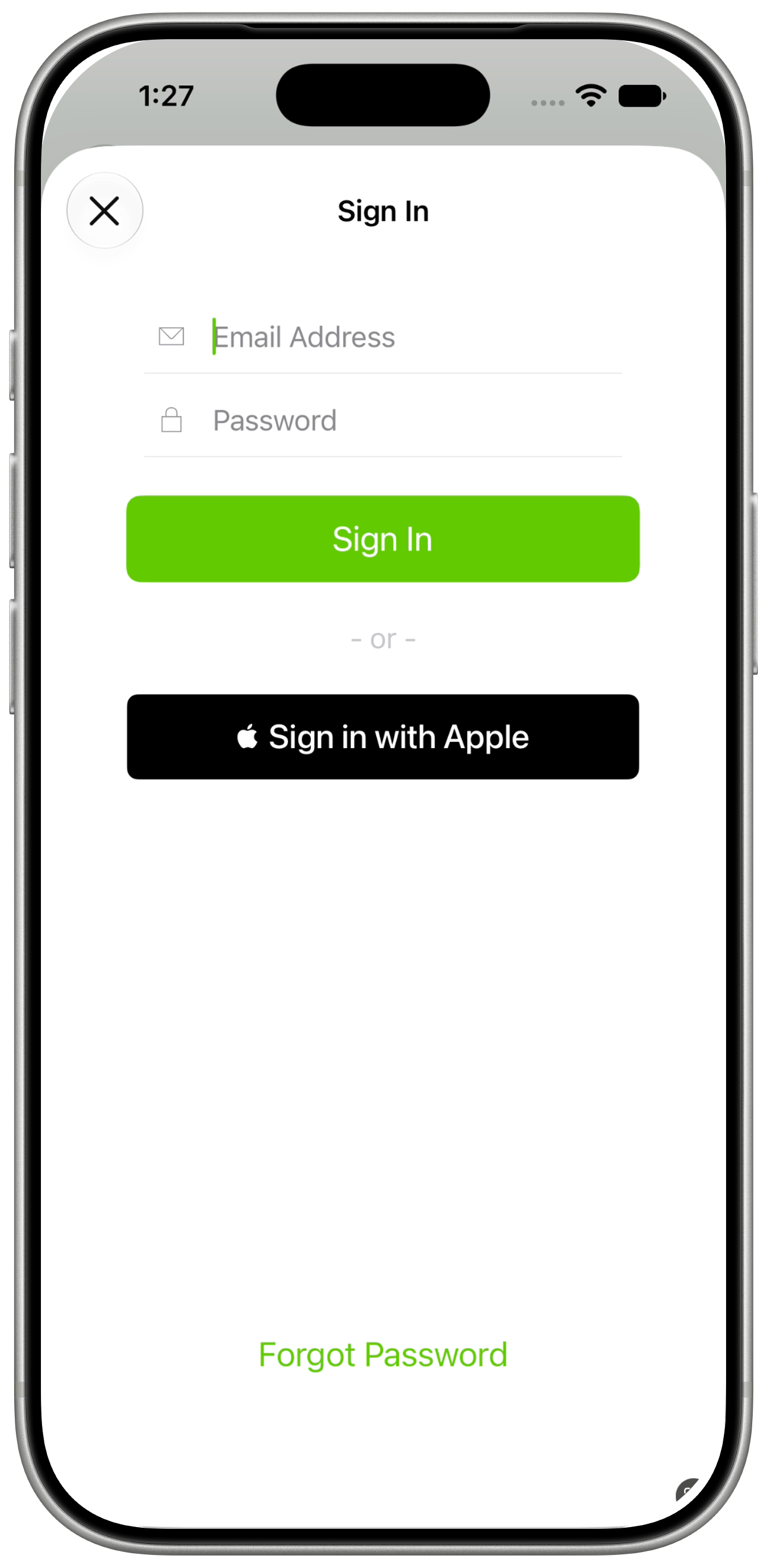 Sign In screen for adding another ServiceM8 account