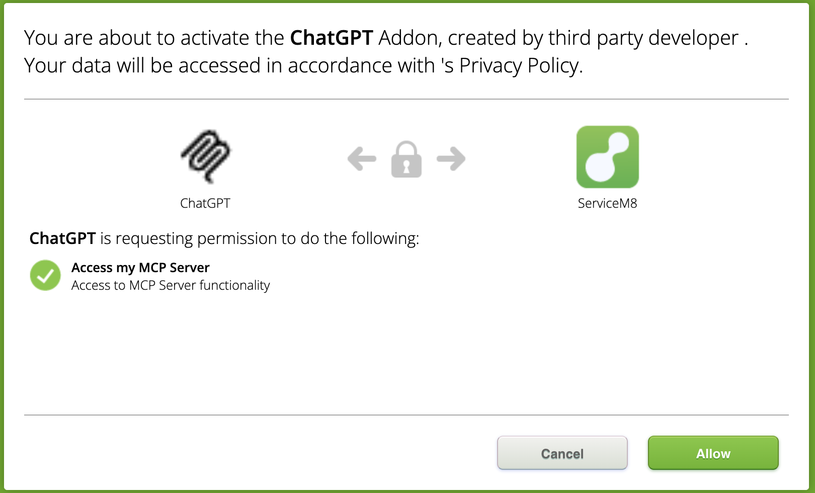 Connect ServiceM8 to ChatGPT or Claude with an MCP integration ...